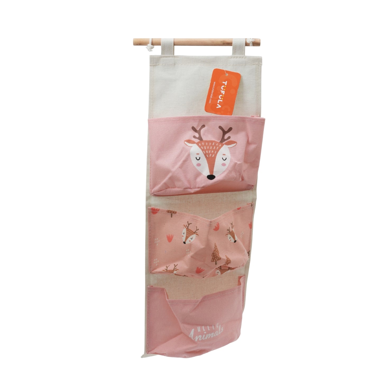 Pocket animal  print door wall closet hanging storage organizer