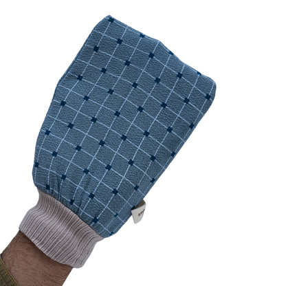 Soft body scrub bath gloves