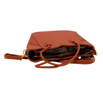 Fashion & Bags Brown Textured Handbag