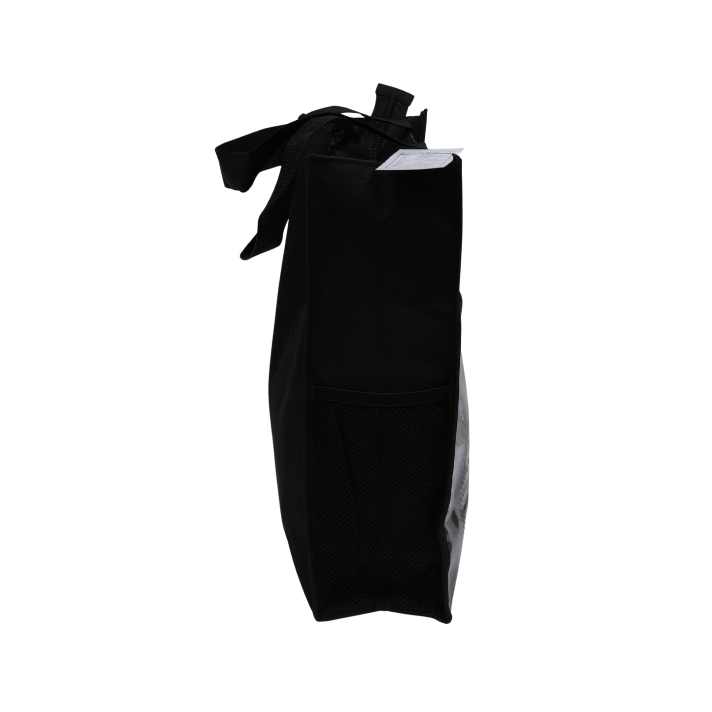 Black unisex aesthetic tote bag