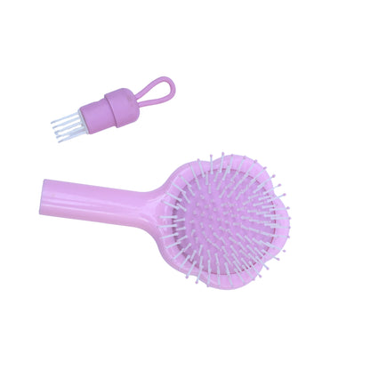 Round detangling comb