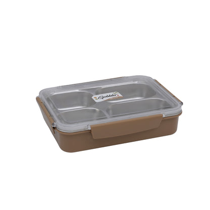 Premium stainless steel 4 compartment serving plate/thali