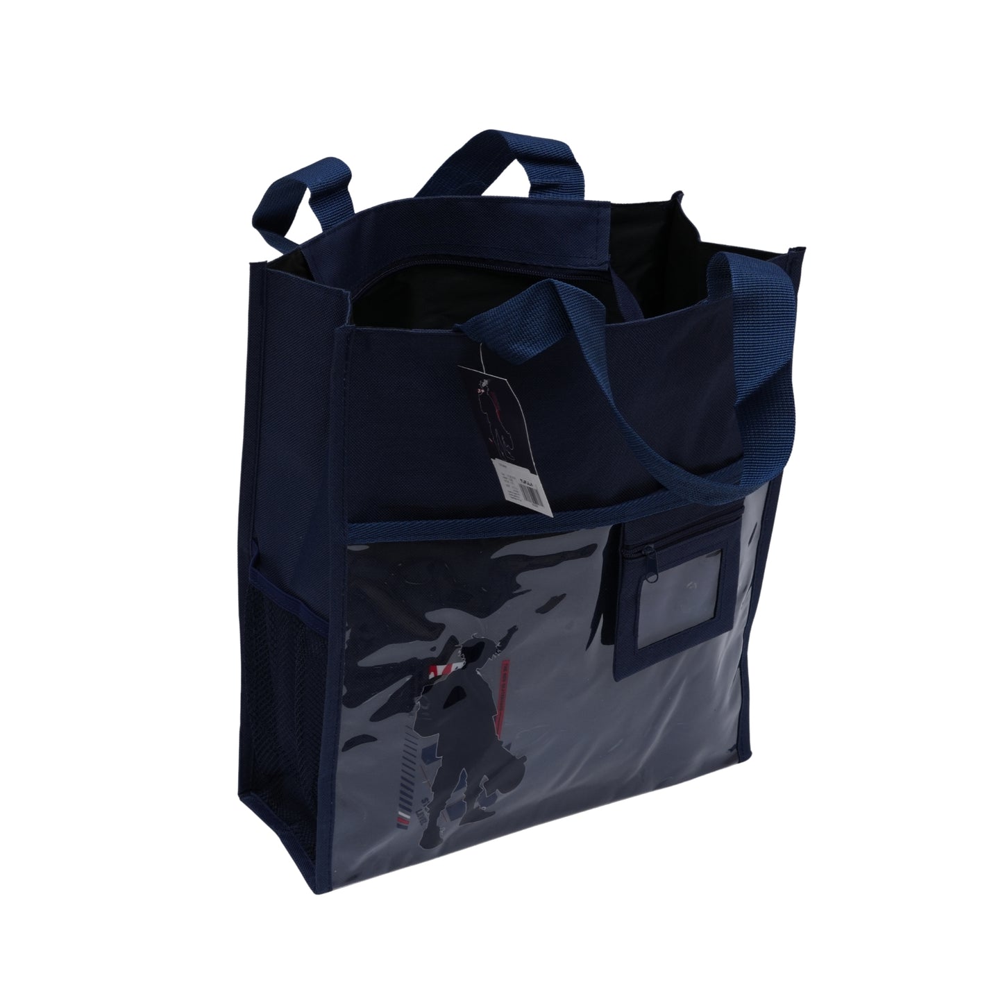 Navy blue unisex aesthetic tote bag for girls