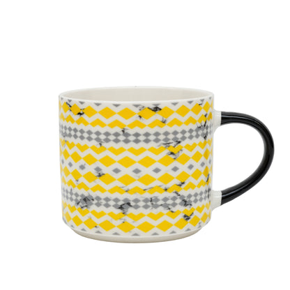 Traditional Block Print Premium Ceramic Mug