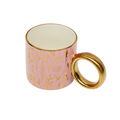 Handcrafted Golden Shimmer Art Premium Mug