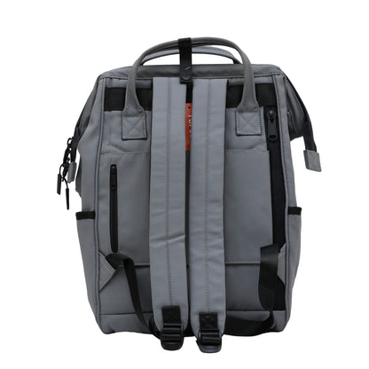 Grey backpack for travel