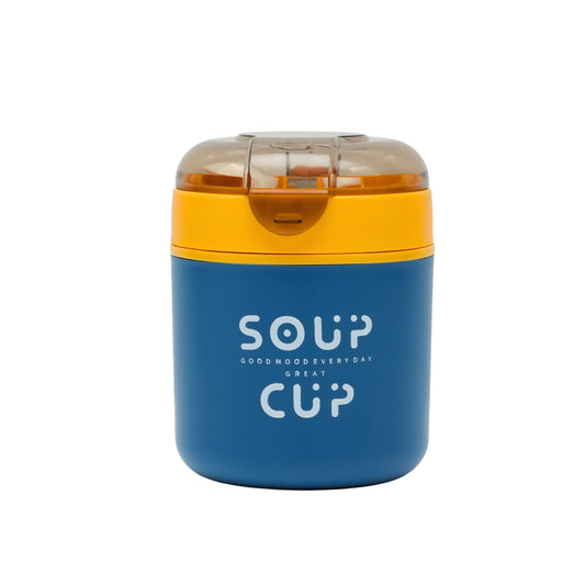 Insulated soup cup stainless steel soup cup with spoon