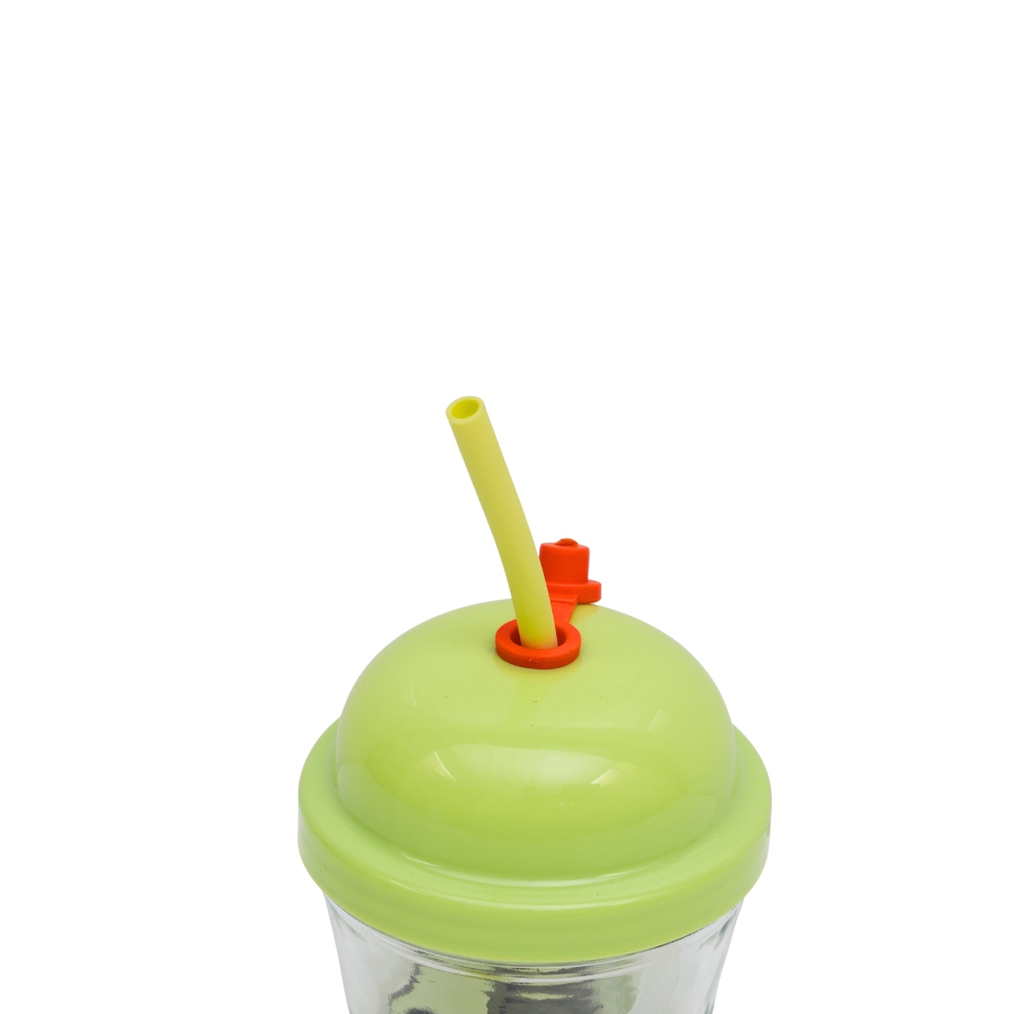 Small cute bottle with straw