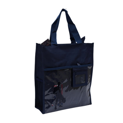 Navy blue unisex aesthetic tote bag for girls