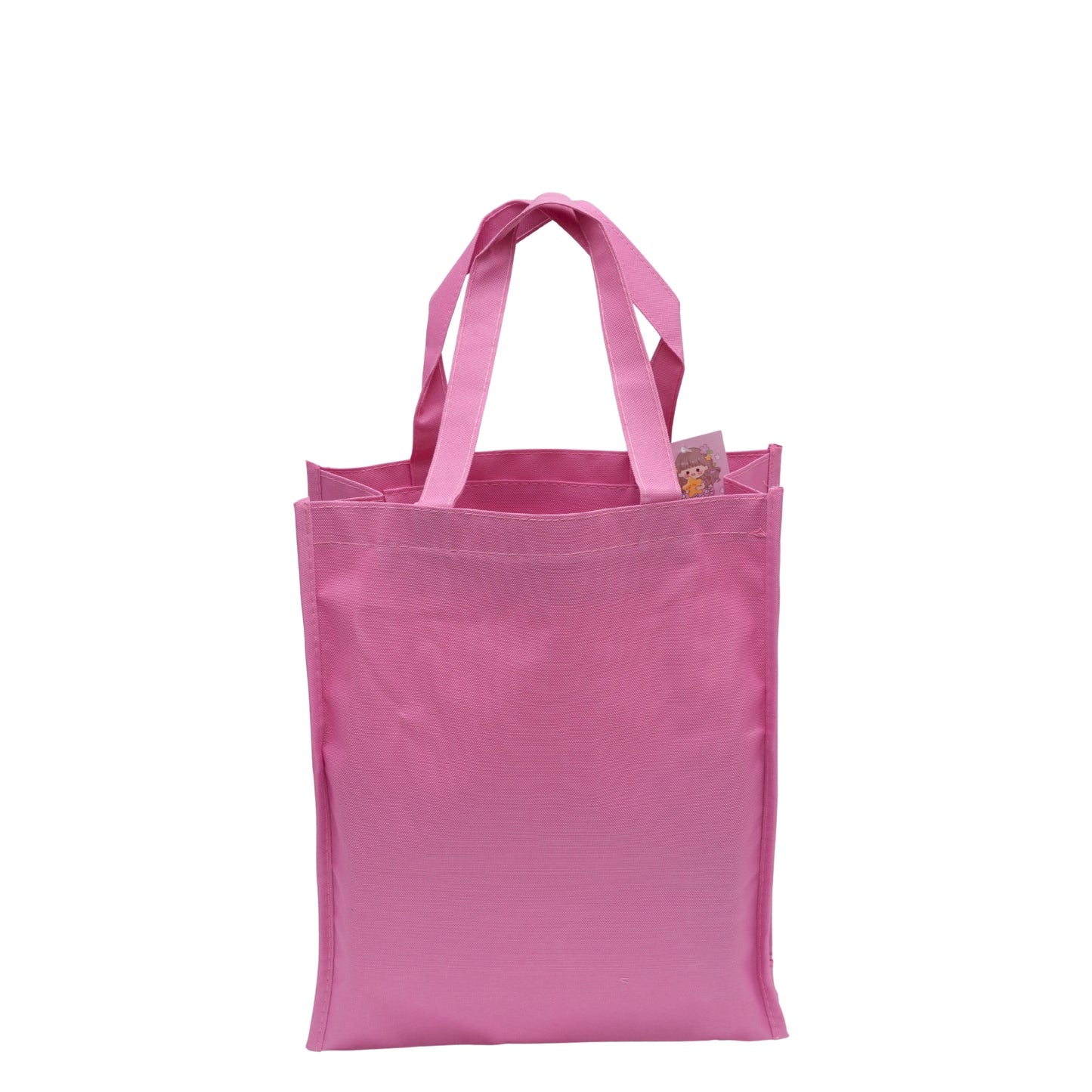 Cute Doll with Rabbit Printed Tote Bag