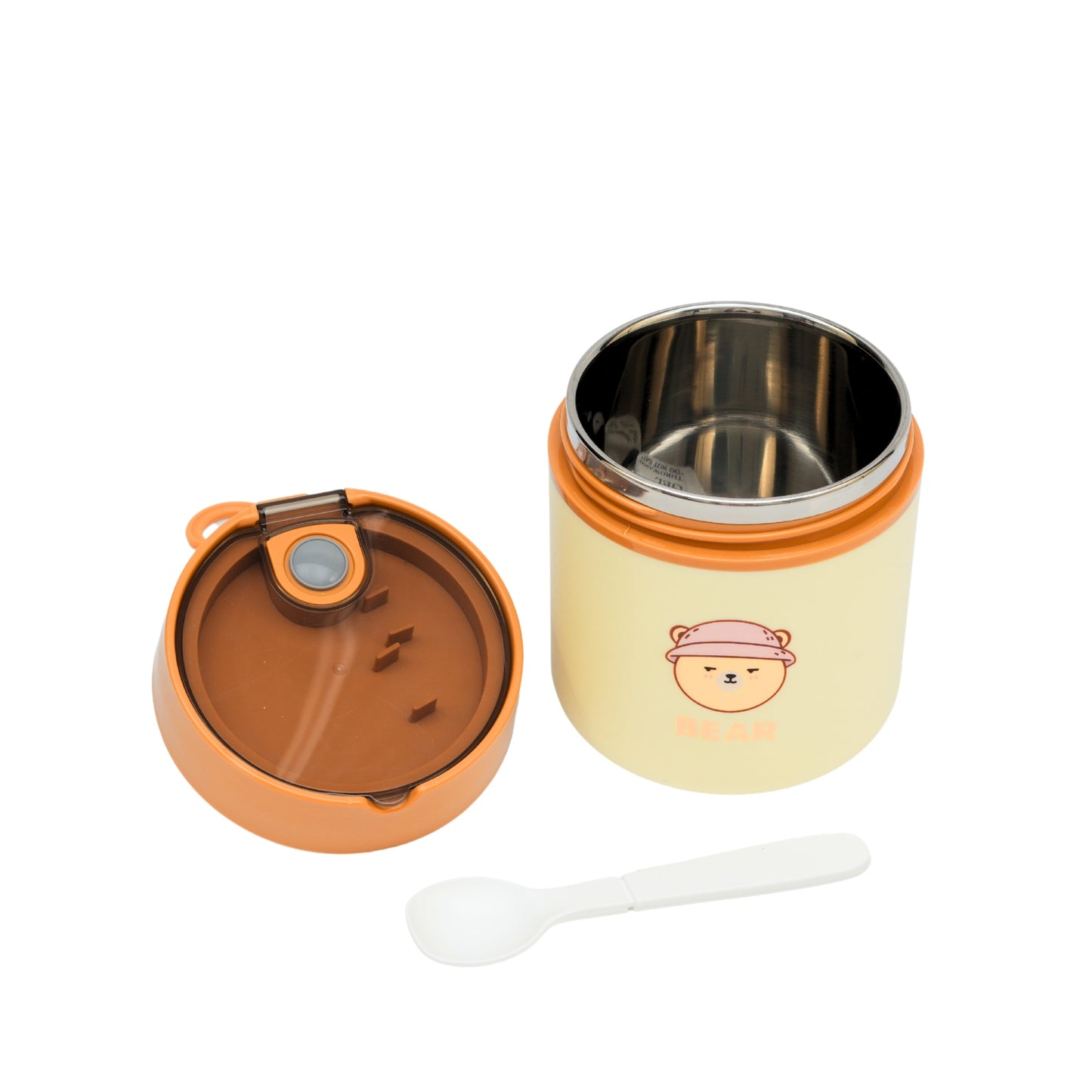 Beige & Brown Combination Soup Cup For Kids