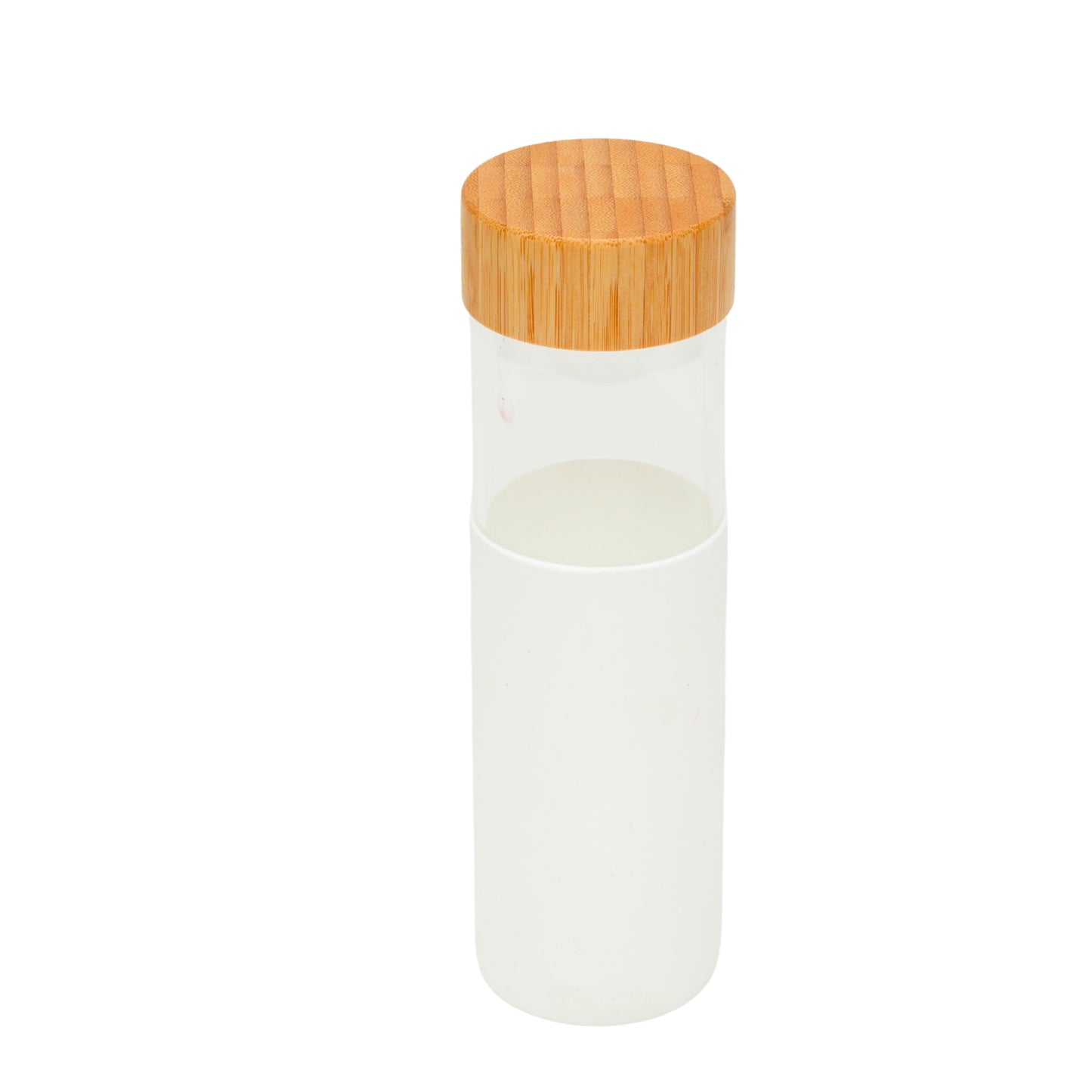 Borosilicate glass bottle with different silicon sleeve