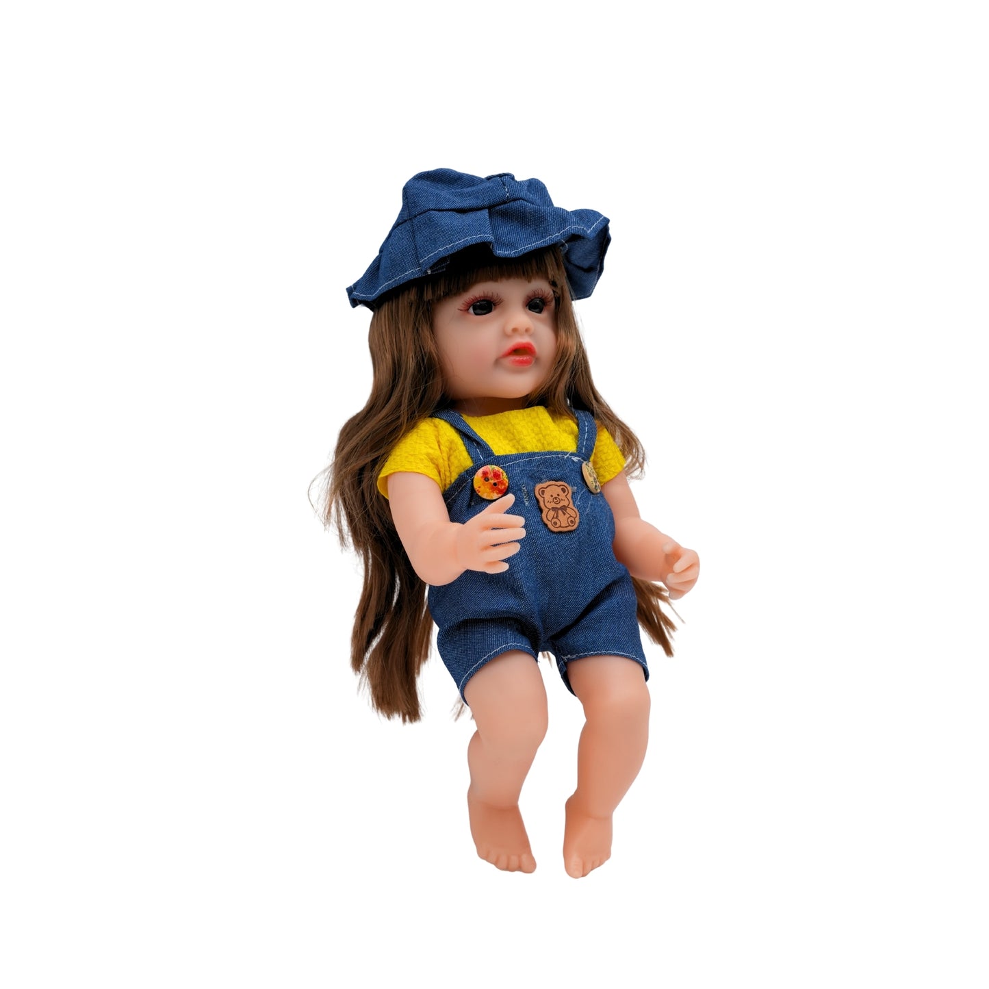 Cute doll with blue dress