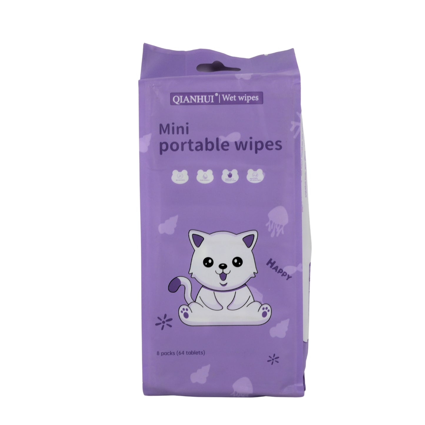 Mini portable wipes