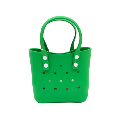waterproof rubber beach tote bag