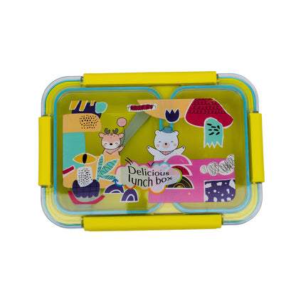 Lunch Box or School Kids in Double Section