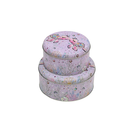 Sparkle Turtle Tin Box