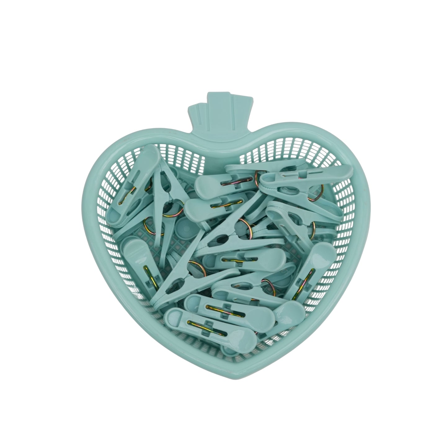Heart basket cloth clips