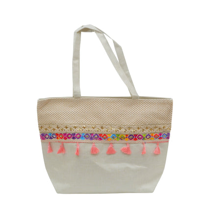 Designer Jute handbag