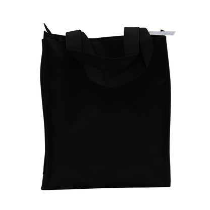 Black unisex aesthetic tote bag