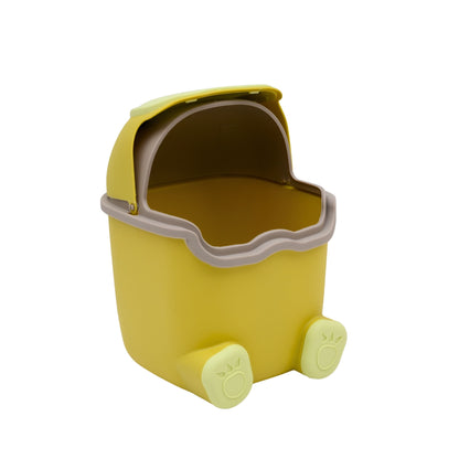 mini cartoon desktop trash can