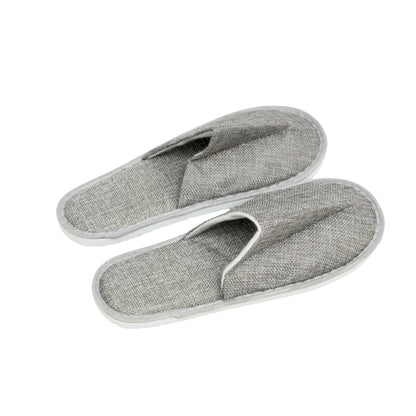 Breathable Open-Toe Indoor Spa Slippers