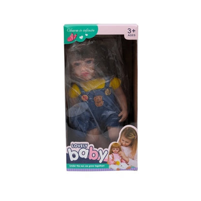 Cute doll with blue dress
