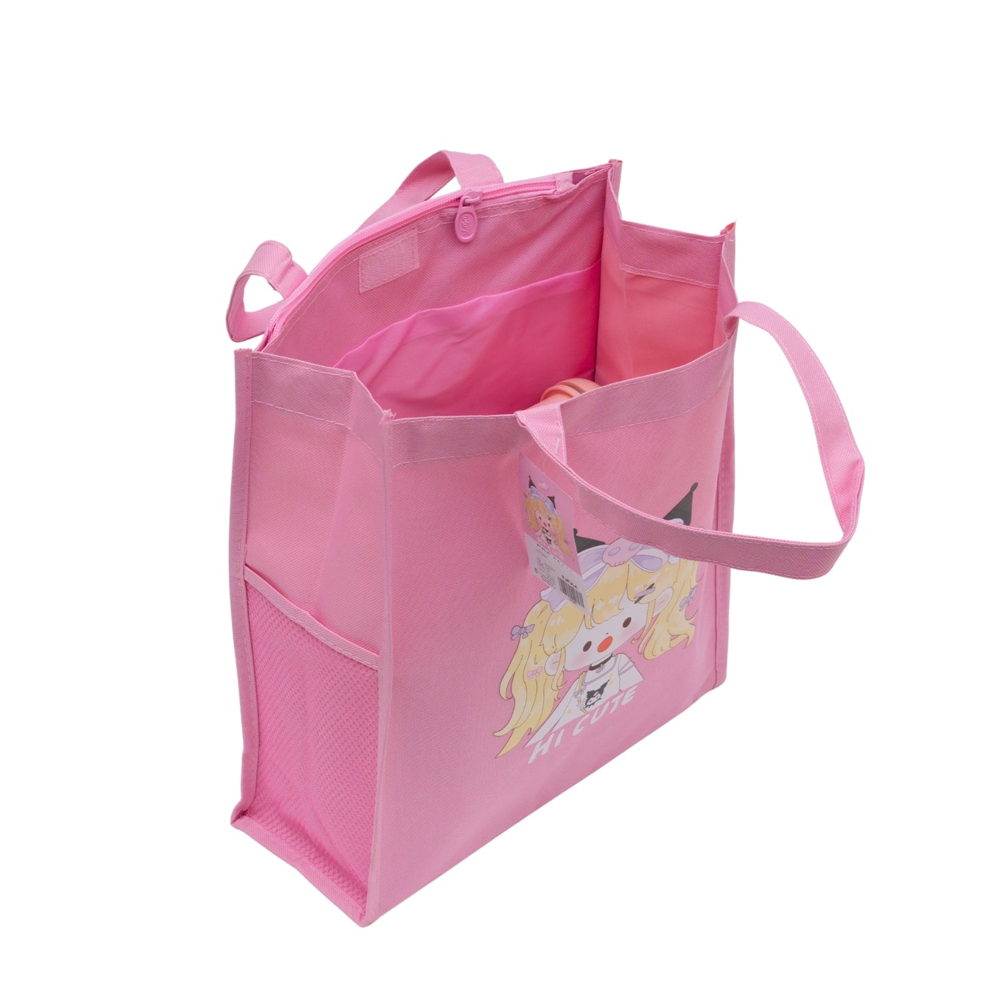 Pink cute & aesthetic tote bag for girls