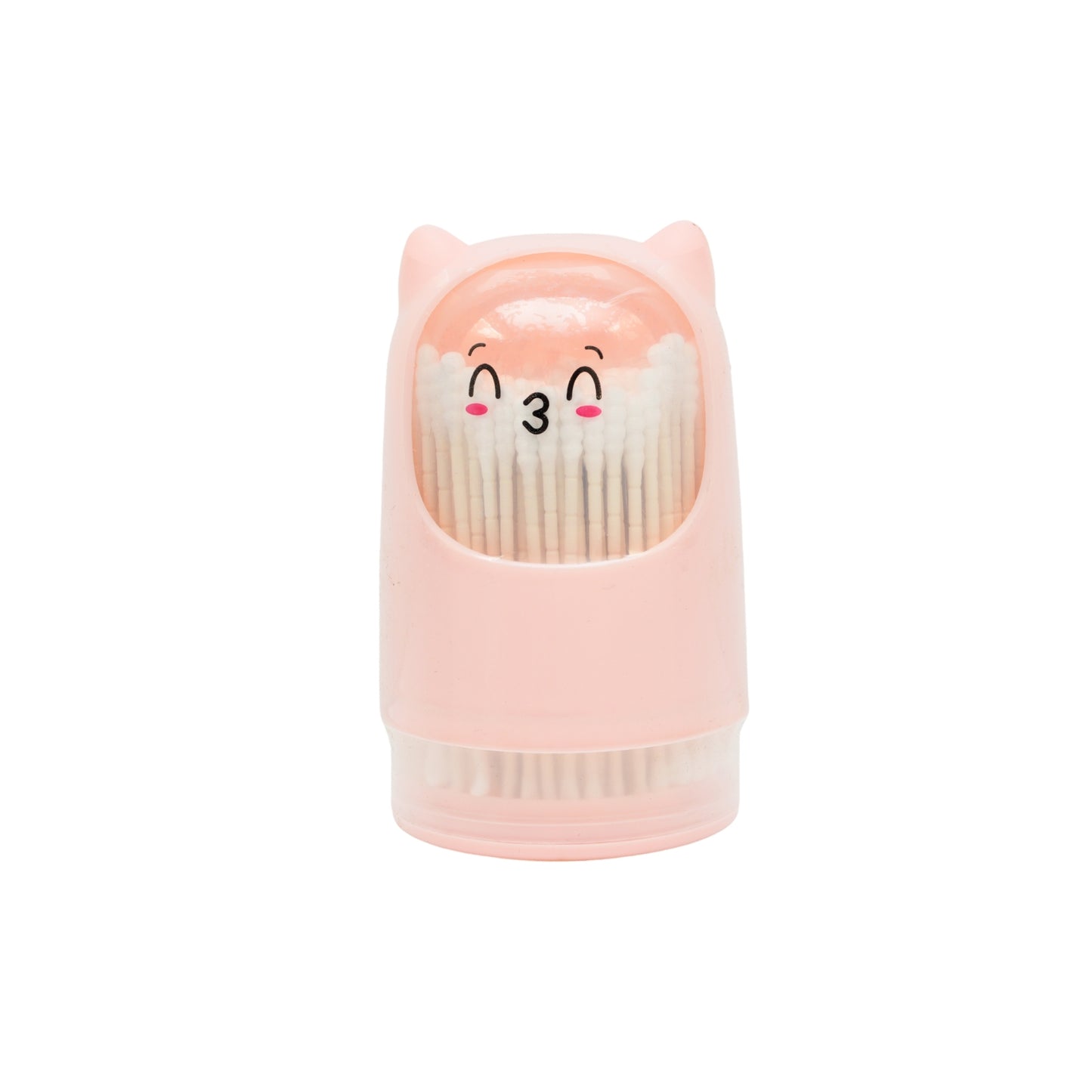 Cotton swabs with organizer