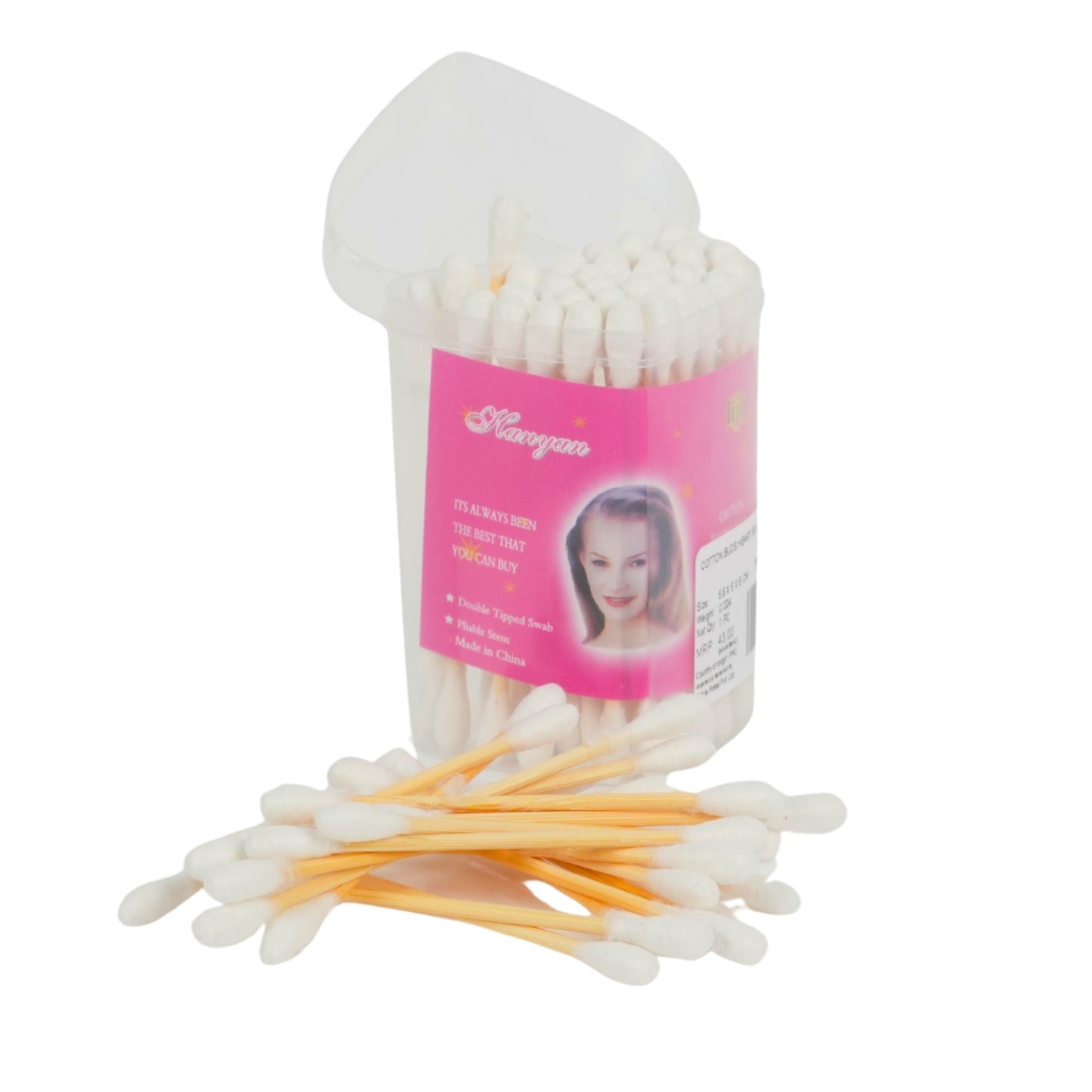 Cotton buds with heart box
