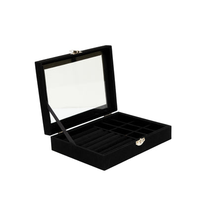 Aesthetic Light Weight Jewelry Box With Transparent See Through