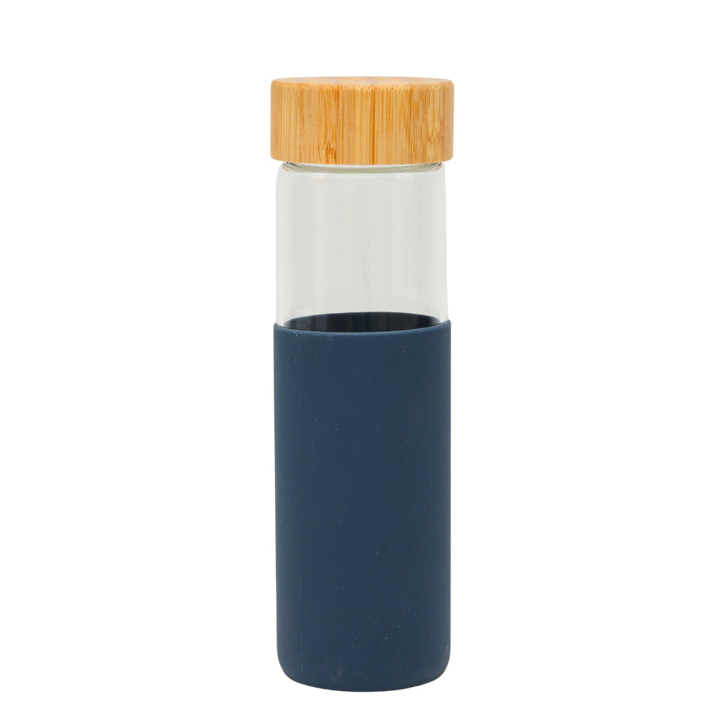 Borosilicate glass bottle with different silicon sleeve