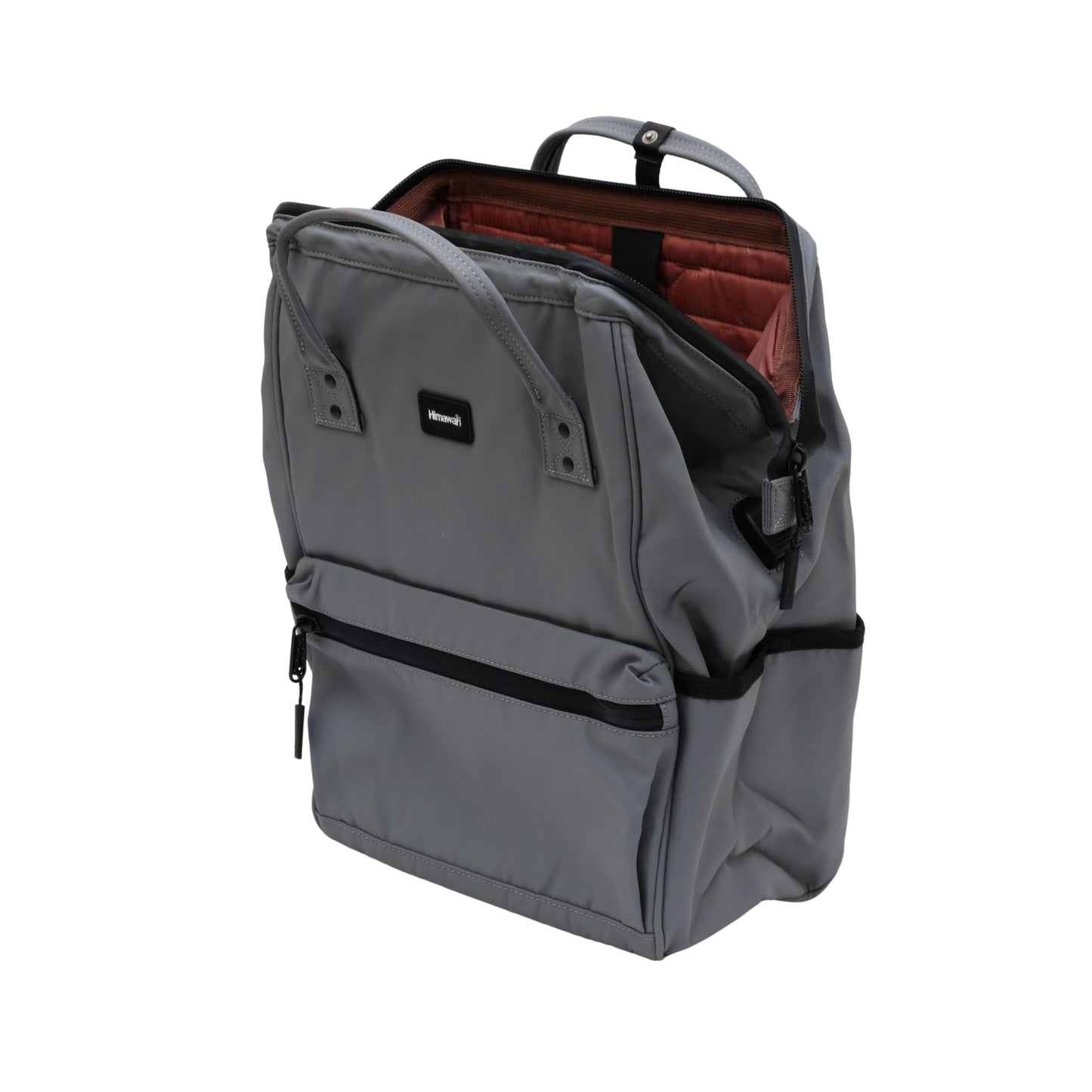 Grey backpack for travel