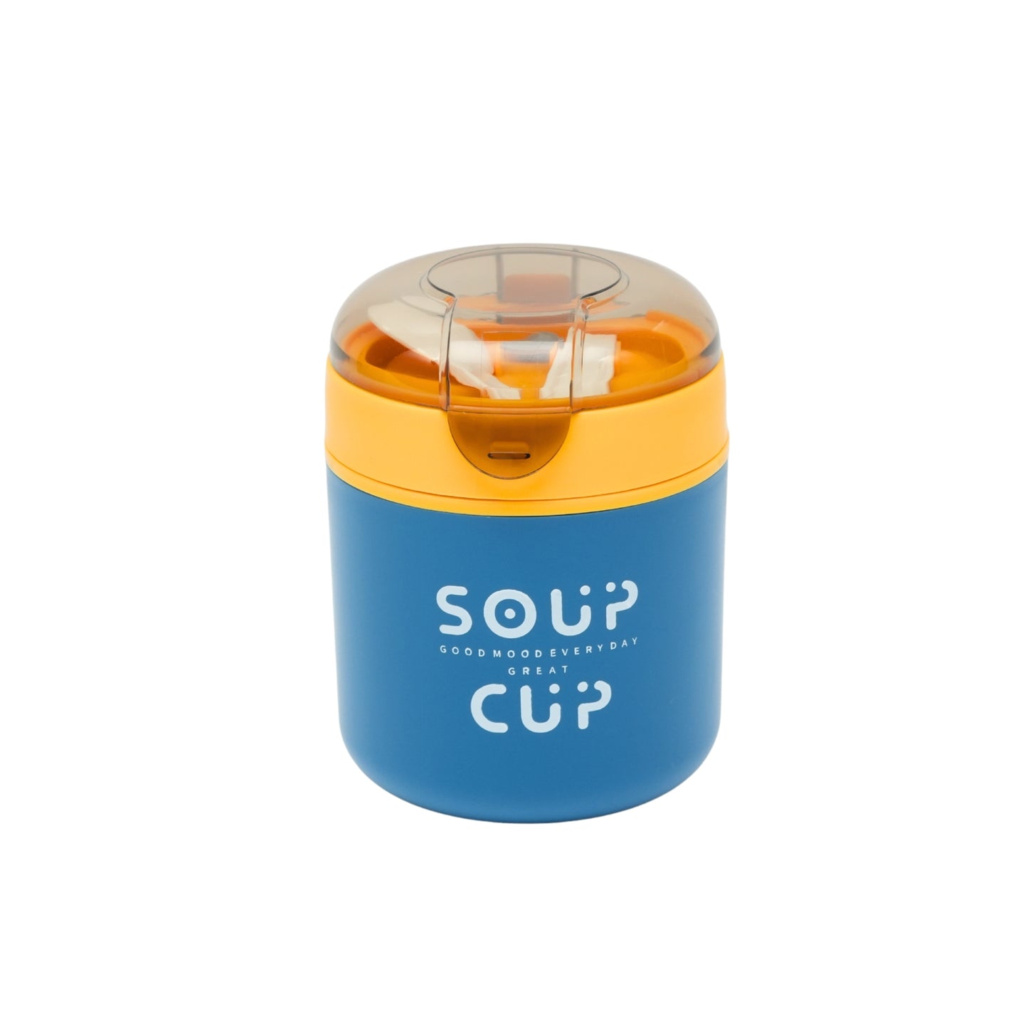 Insulated soup cup stainless steel soup cup with spoon