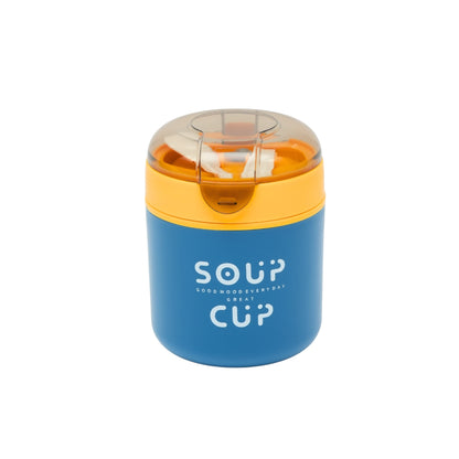 Insulated soup cup stainless steel soup cup with spoon