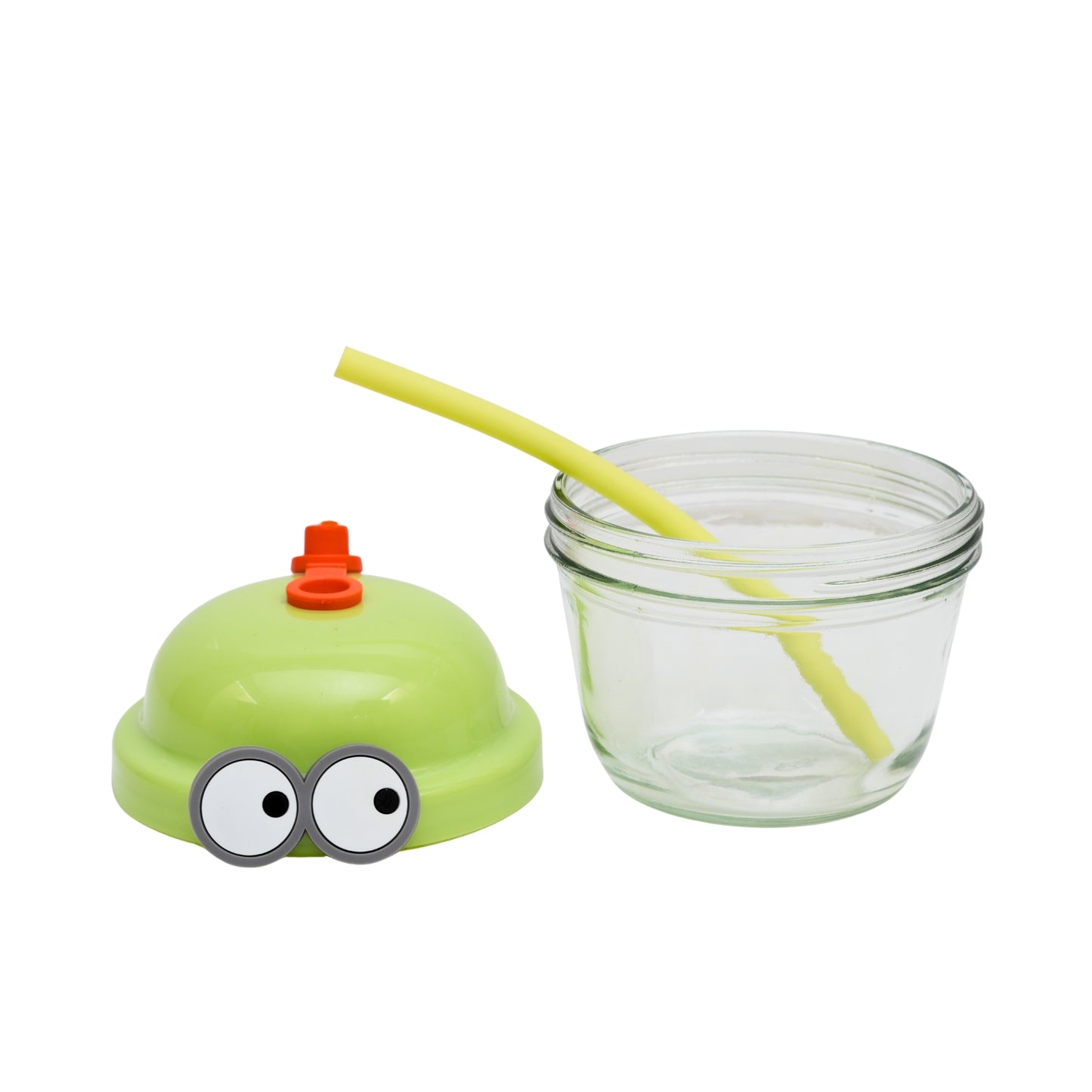 Small cute bottle with straw