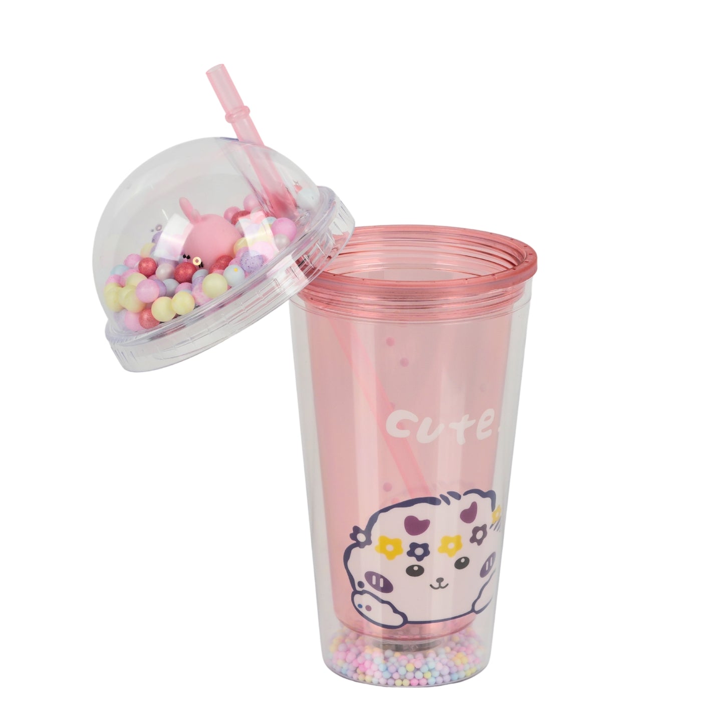 Sipper with straw