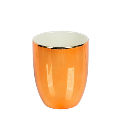 Ceramic Coffee Sipper With Leather Cover