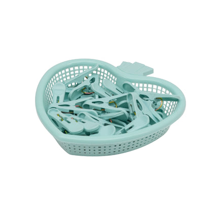 Heart basket cloth clips