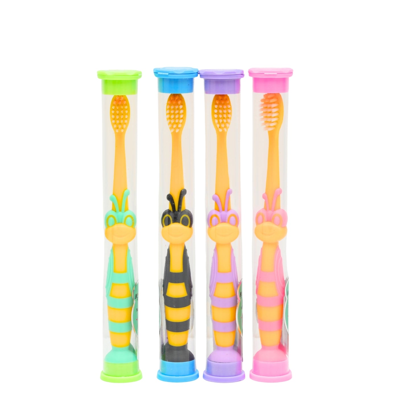 Bees Tooth Brush With Tooth Brush Holder For Kids (pack of 4)