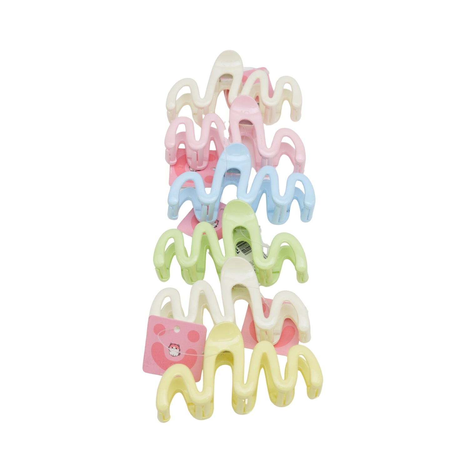 Fashionable Daily Use clutcher & Clips For Girls ( set of 6 )