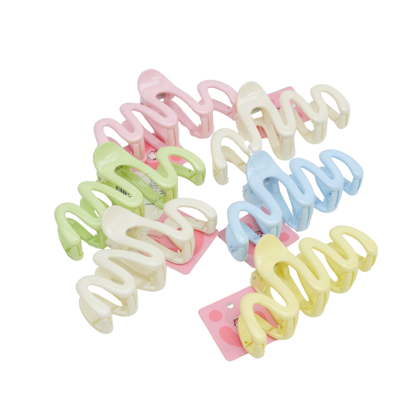 Fashionable Daily Use clutcher & Clips For Girls ( set of 6 )