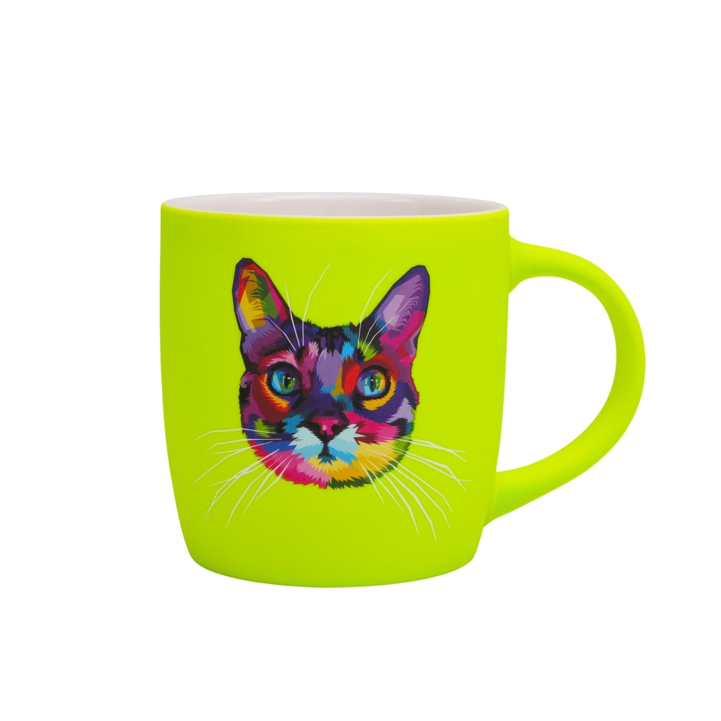 Vibrant Color Mugs With Cute Animation