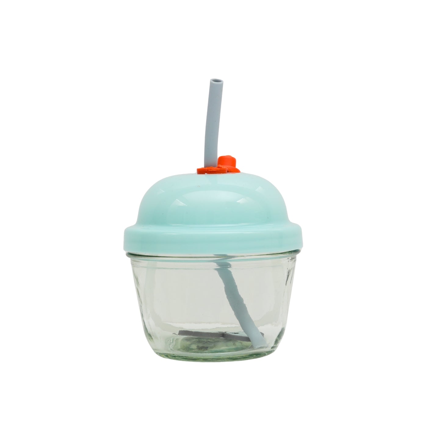 Small cute bottle with straw