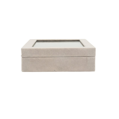 Aesthetic Light Weight Jewelry Box With Transparent See Through