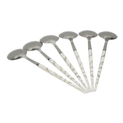 Modern & Luxury Spoon With Resin Work (Pack of 6)