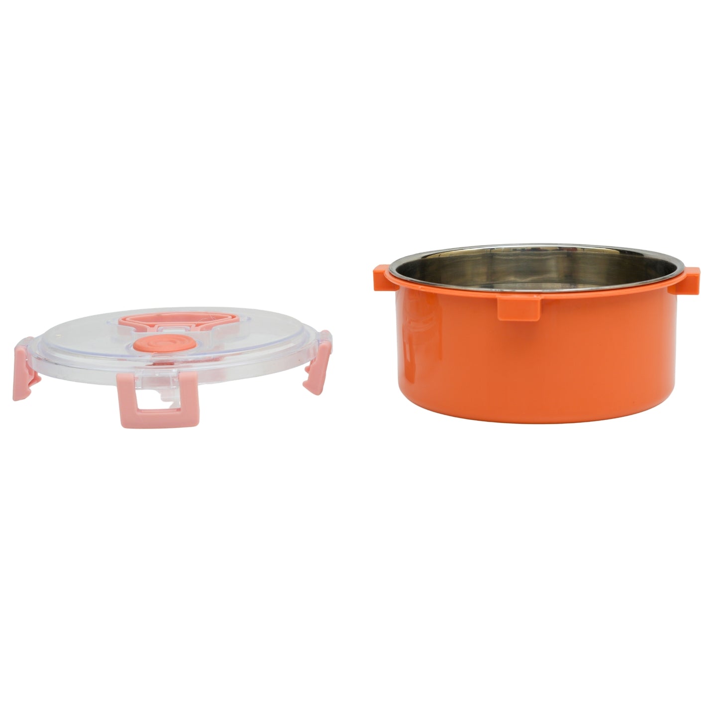Circular air tight lunch box