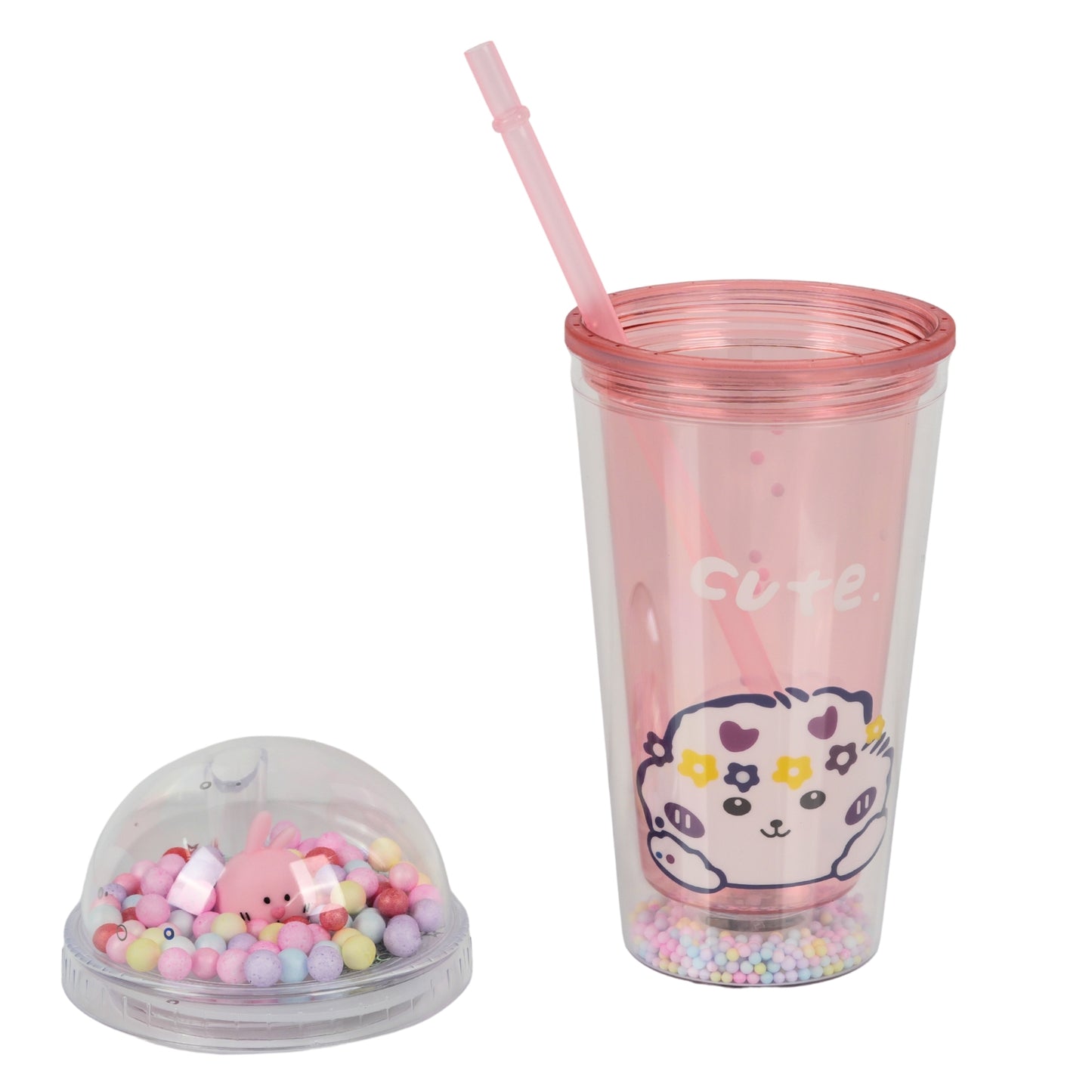 Sipper with straw