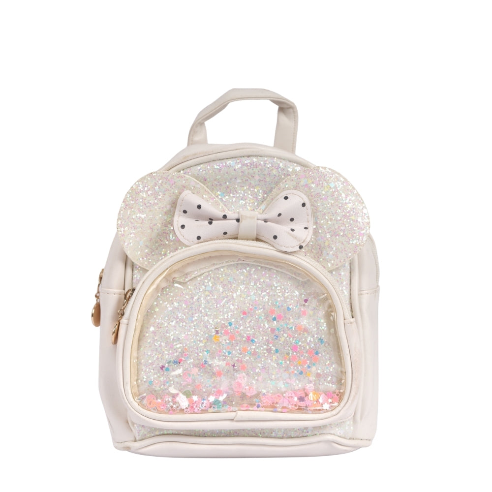 Unicorn Crown Sequin School Backpack for Kids | Glittery Lightweight Bag for Girls