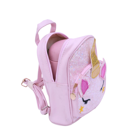 Purple Fancy Bag With Sparkle Designs For Girls